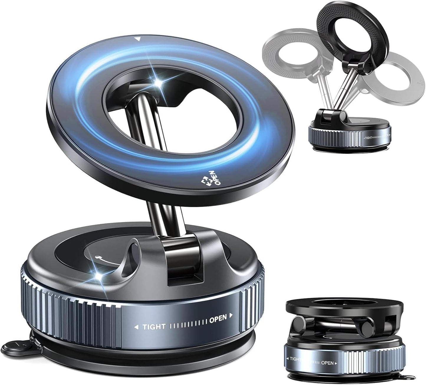 Vacuum Magnetic Suction Phone Holder