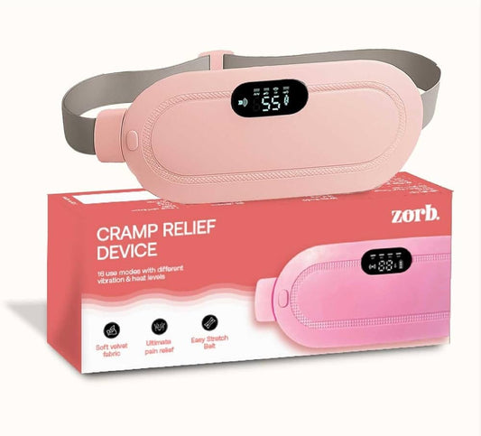 Electric Cordless Heating Pad for Period Pain, Cramp Relief, Back Pain in Period, Belly Warmer Heating Pad with 4 Heat Levels 4 Vibration Modes, Caring Gift Heating Pad Belt for Women